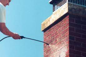 Carbon monoxide safety inspection on gas chimney in Jericho, New York